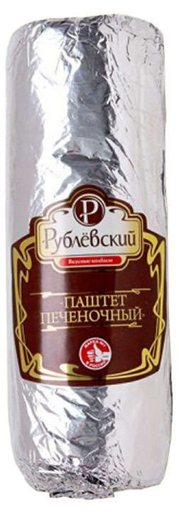 

Паштет Рублевский мясной Печеночный