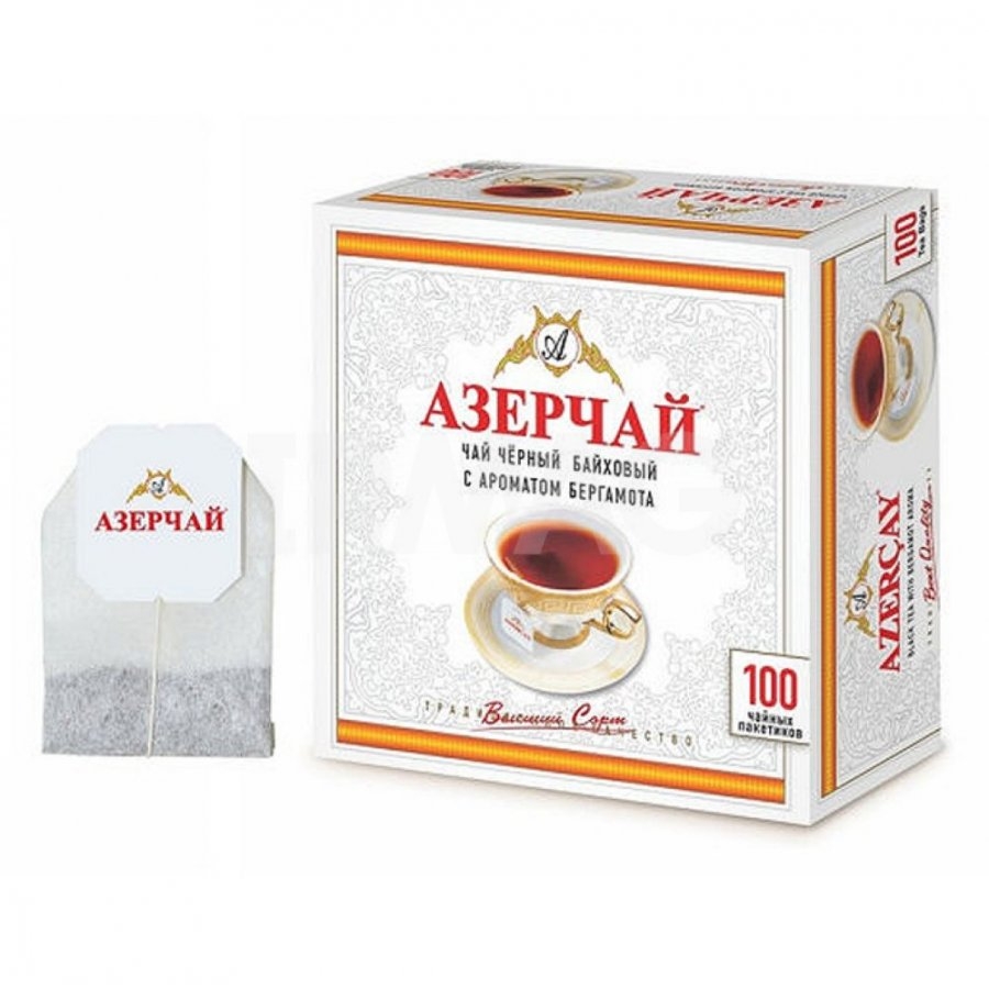 

Чай Азерчай с Бергамотом 2 г, 6 шт по 100 пакетиков