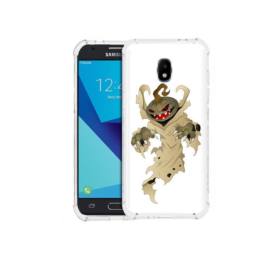 

Чехол MyPads Tocco для Samsung Galaxy J7 Pro призрак хэллоуина (PT128255.589.555), Прозрачный, Tocco