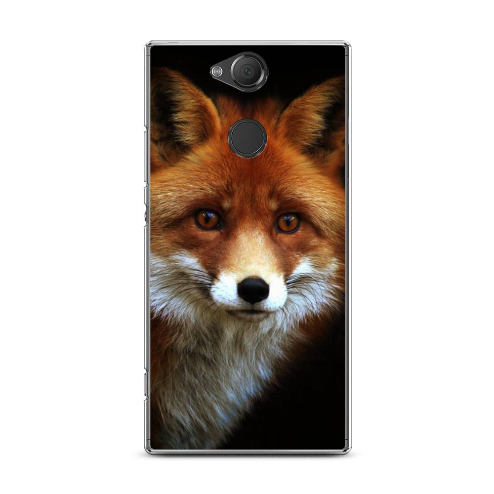 

Чехол на Sony Xperia XA2 Plus "Лиса 2", Оранжевый;черный;серый, 53550-1