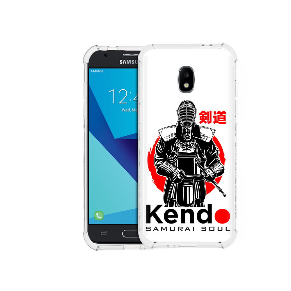 

Чехол MyPads Tocco для Samsung Galaxy J7 Pro рисованый самурай (PT128255.589.581), Прозрачный, Tocco