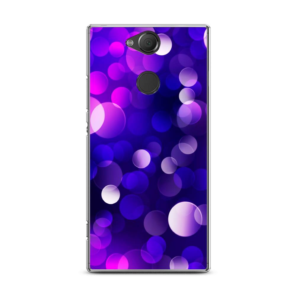 

Чехол на Sony Xperia XA2 Plus "Абстракция 27", Фиолетовый, 53550-3