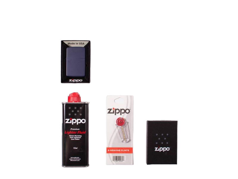 

Набор из зажигалки Zippo 352 c топливом 125 мл и кремнями, Серебристый, 352-1-n