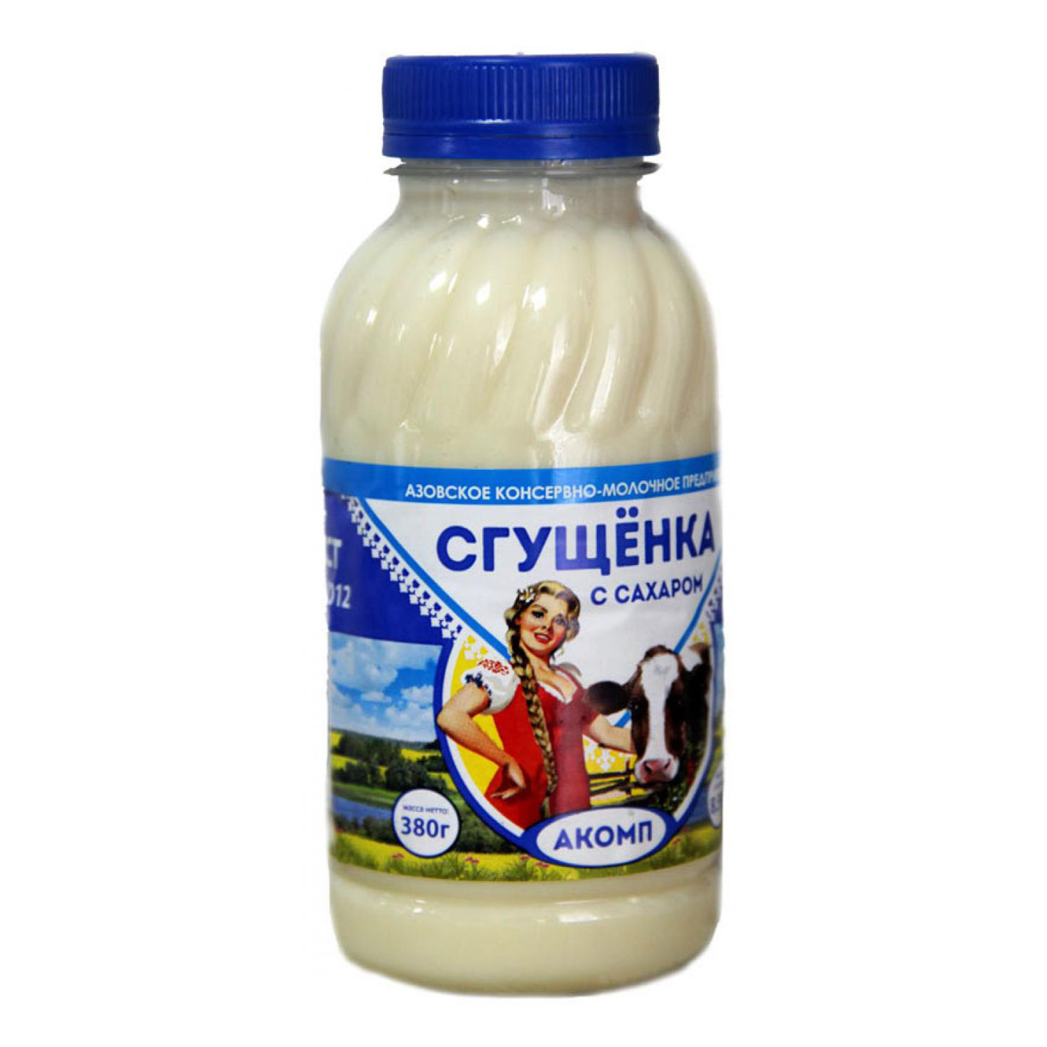 

Сгущенное молоко Акомп с сахаром 8,5% СЗМЖ 380 г