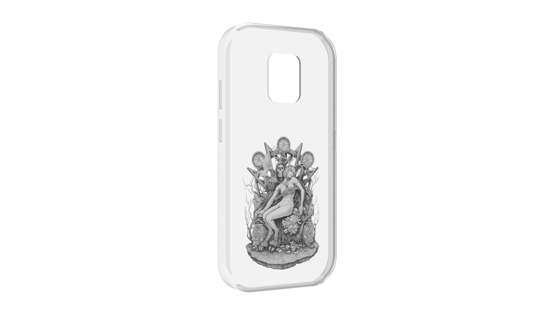 

Чехол MyPads злой-большой-тигр для UleFone Power Armor 14/14 Pro, Прозрачный, Tocco