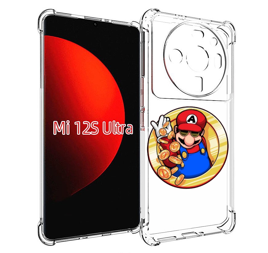 

Чехол MyPads богатый марио для Xiaomi 12S Ultra, Прозрачный, Tocco