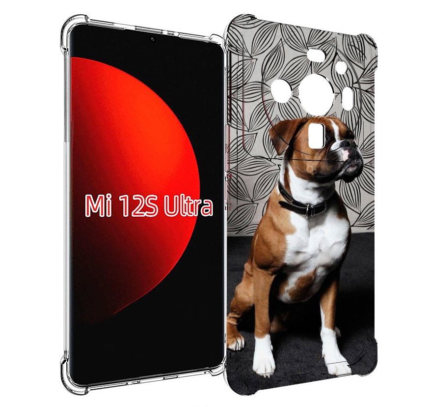 

Чехол MyPads боксер собака для Xiaomi 12S Ultra, Прозрачный, Tocco