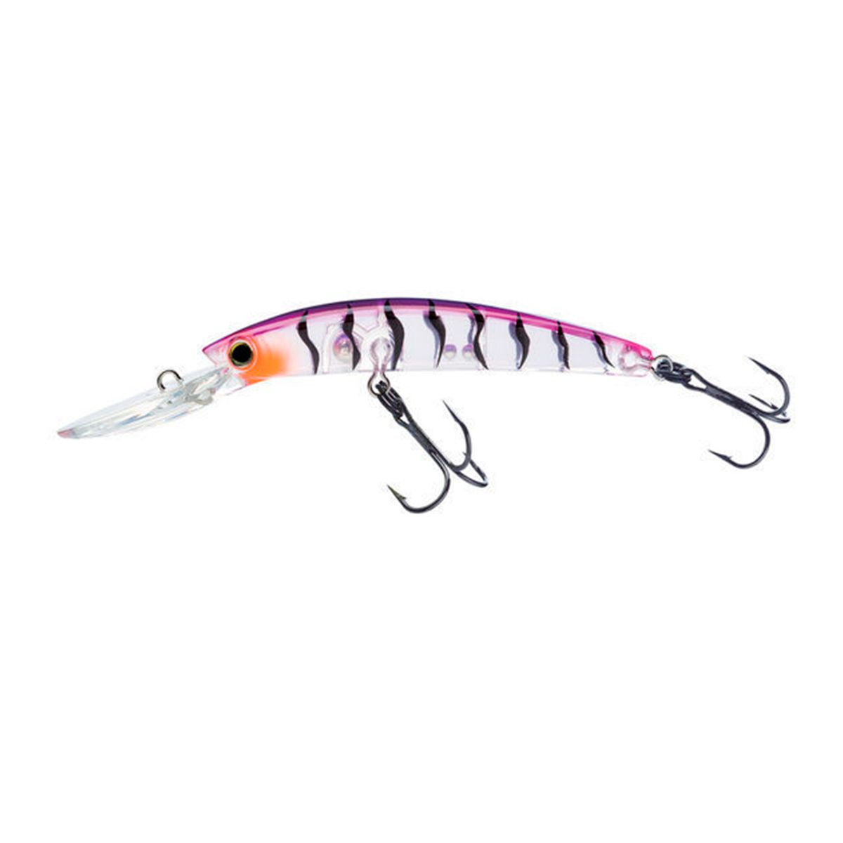

Воблер Yo-Zuri CRYSTAL MINNOW DD WALLEYE 110F R1206 # PT, Фиолетовый;черный;оранжевый, CRYSTAL MINNOW DD