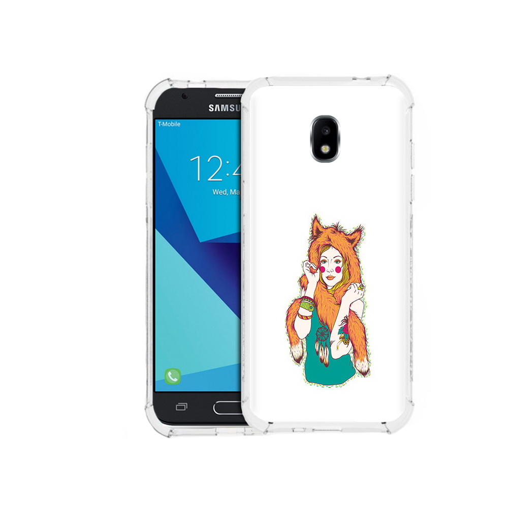 

Чехол MyPads Tocco для Samsung Galaxy J7 Pro Девушка лиса (PT128255.589.62), Прозрачный, Tocco