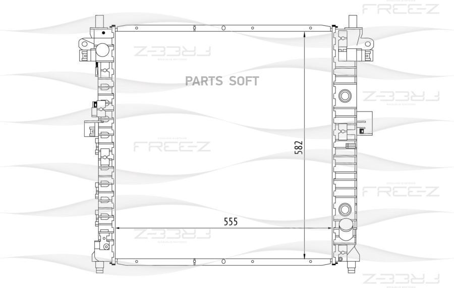 Радиатор охлаждения FREE-Z kk0191