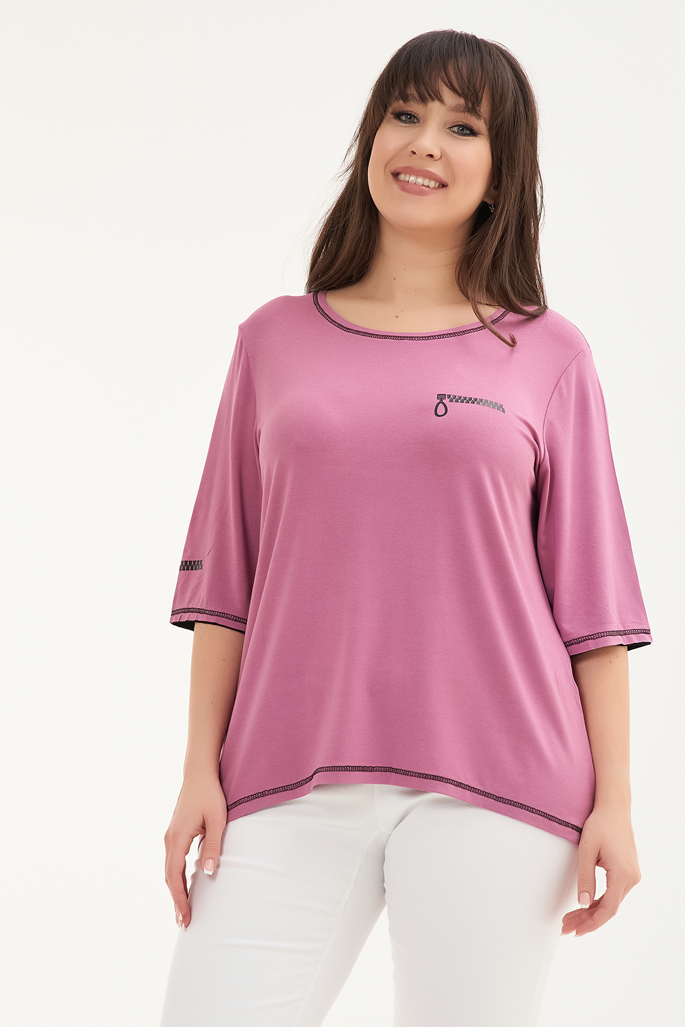 

Блуза женская OLSI 2306002 фиолетовая 62 RU, Фиолетовый, 2306002