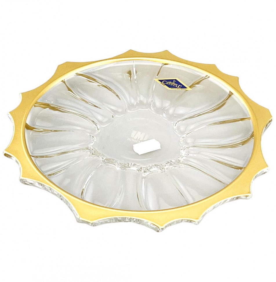 

Блюдо 20 см круглое Aurum Crystal "Plantica Золото" 271372