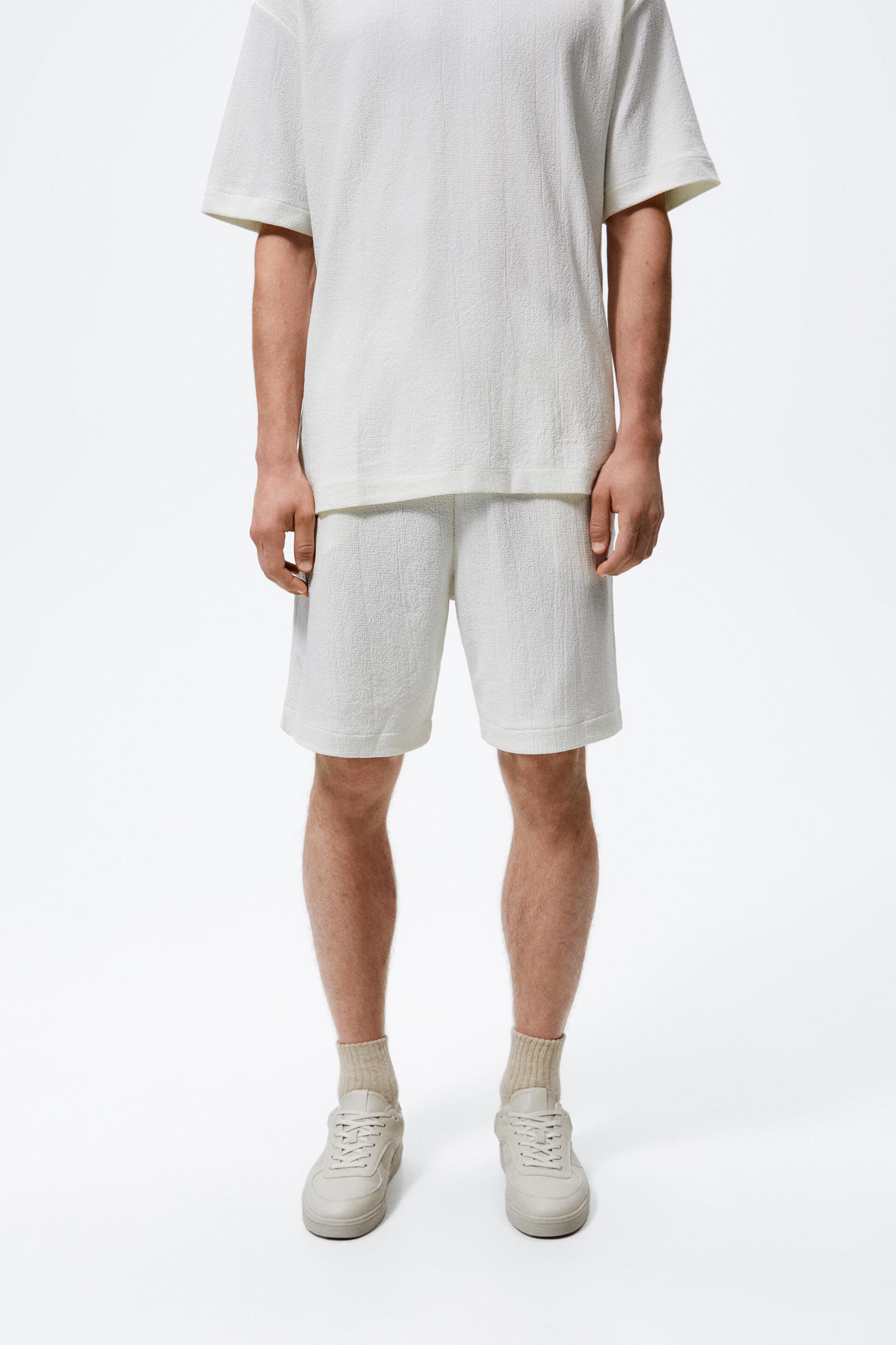 

Шорты мужские ZARA 00761373 белые M (доставка из-за рубежа), 00761373