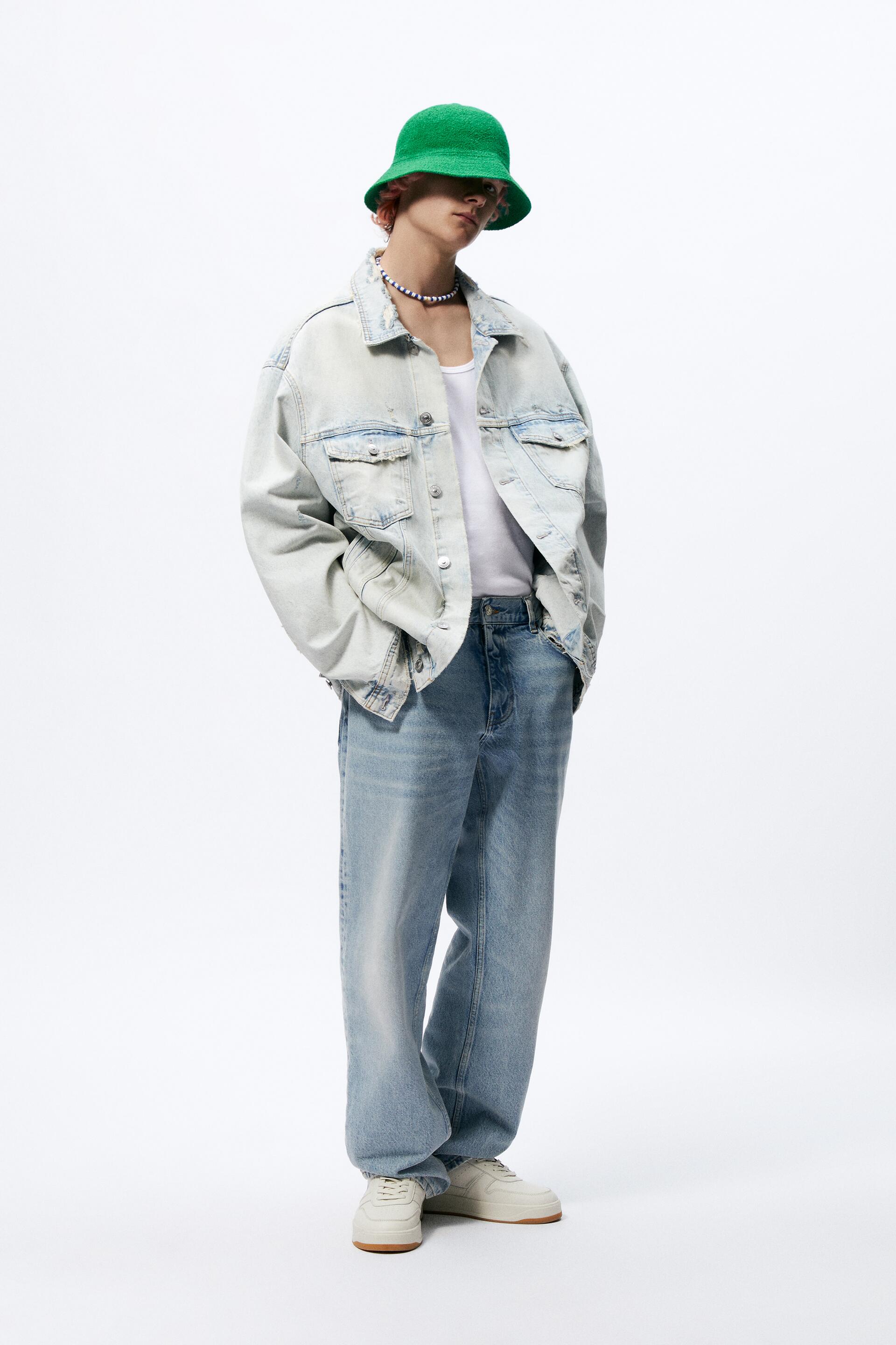 

Джинсовая куртка мужская ZARA 00840300 синяя S/M (доставка из-за рубежа), 00840300