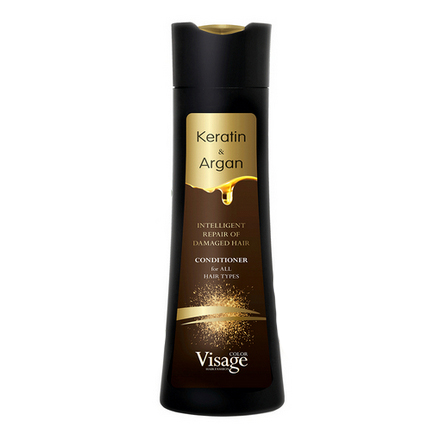 Кондиционер Visage Keratin & Argan 250 мл visage color hair fashion двухфазный спрей кондиционер на каждый день heat protection every day 200