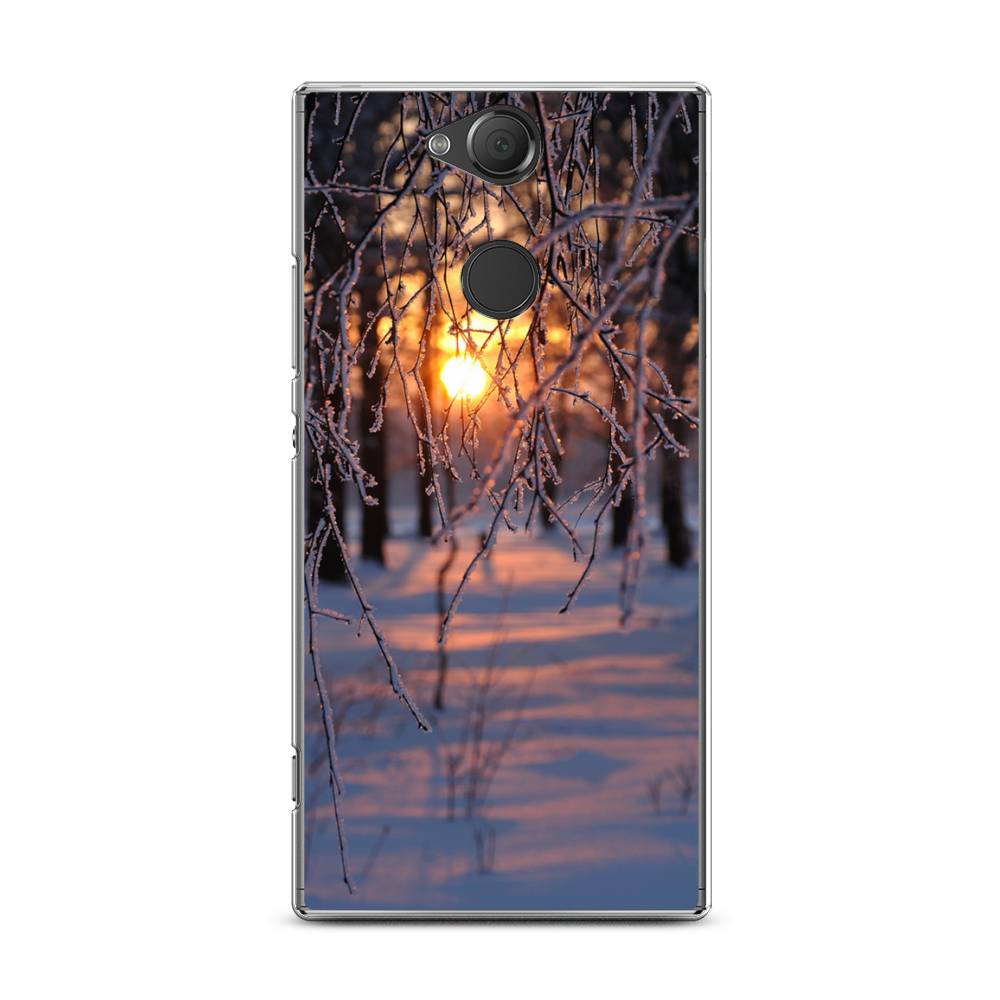 

Чехол на Sony Xperia XA2 Plus "Зима 7", Оранжевый;розовый;черный, 53550-2