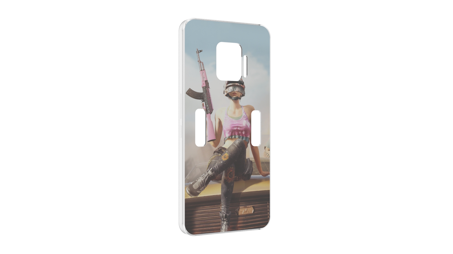 

Чехол MyPads девушка из PUBG для ZTE Nubia Red Magic 7 Pro, Прозрачный, Tocco