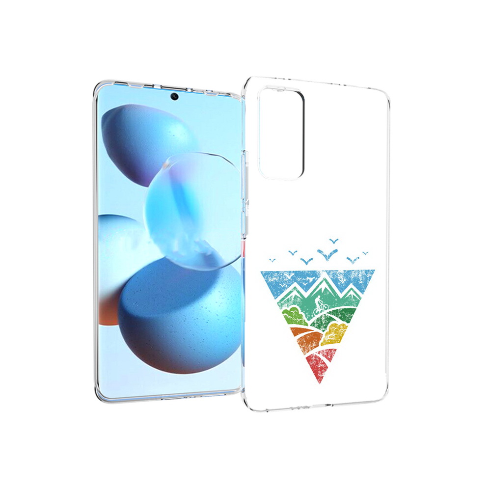 

Чехол MyPads Tocco для Xiaomi Mi Civi Лес земля море чайки (PT172370.274.105), Прозрачный, Tocco