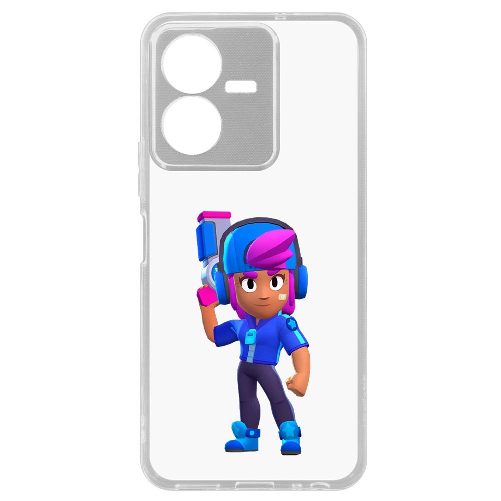 

Чехол-накладка Brawl Stars-Звёздная Шелли для Vivo Y22