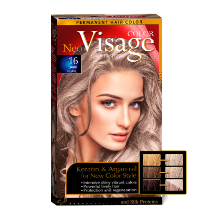 Краска для волос VisageNeo Color №16 Dark Pearl