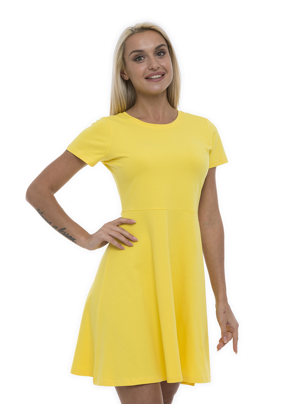 Платье женское Lunarable kelb002_ желтое 46