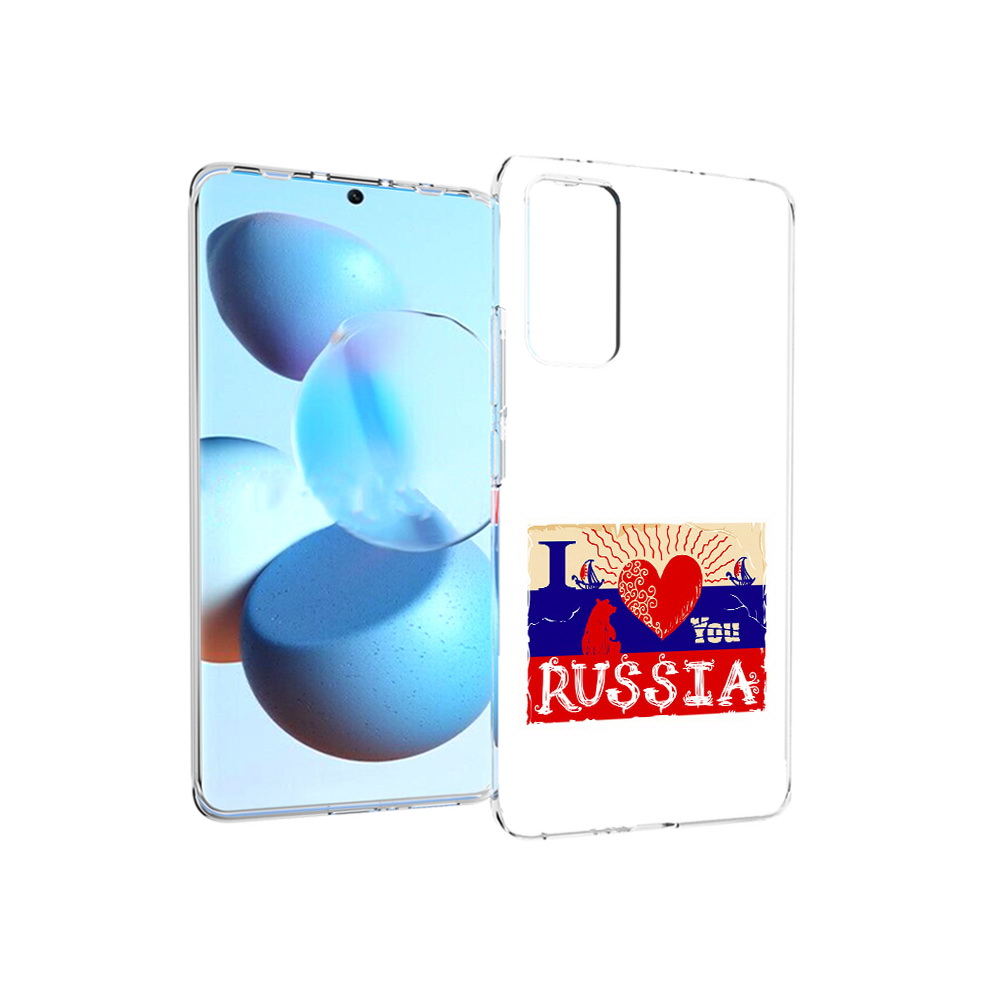 

Чехол MyPads Tocco для Xiaomi Mi Civi Люблю Россию (PT172370.274.112), Прозрачный, Tocco