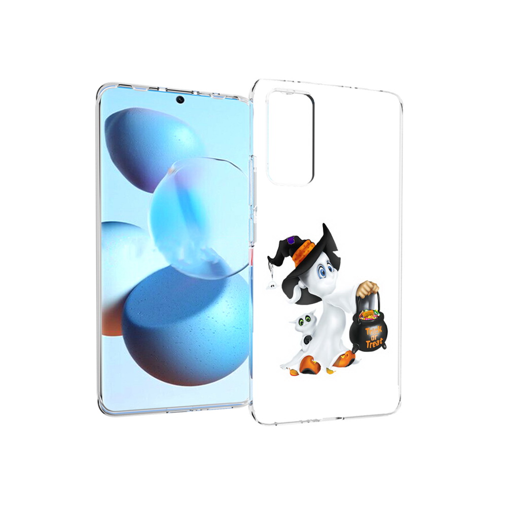 

Чехол MyPads Tocco для Xiaomi Mi Civi Маленький призрак (PT172370.274.113), Прозрачный, Tocco