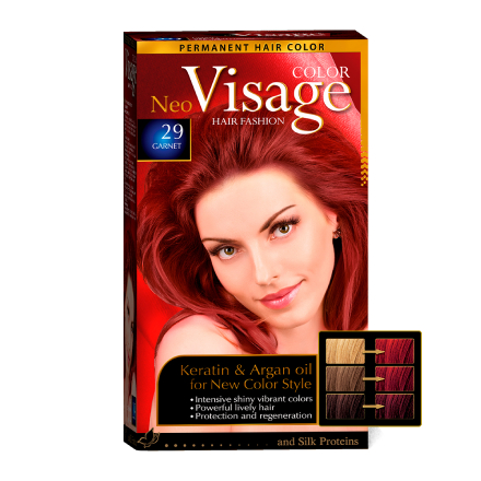 Краска для волос VisageNeo Color №29 Garnet converse chuck 70 high vintage canvas 162056c white garnet egret