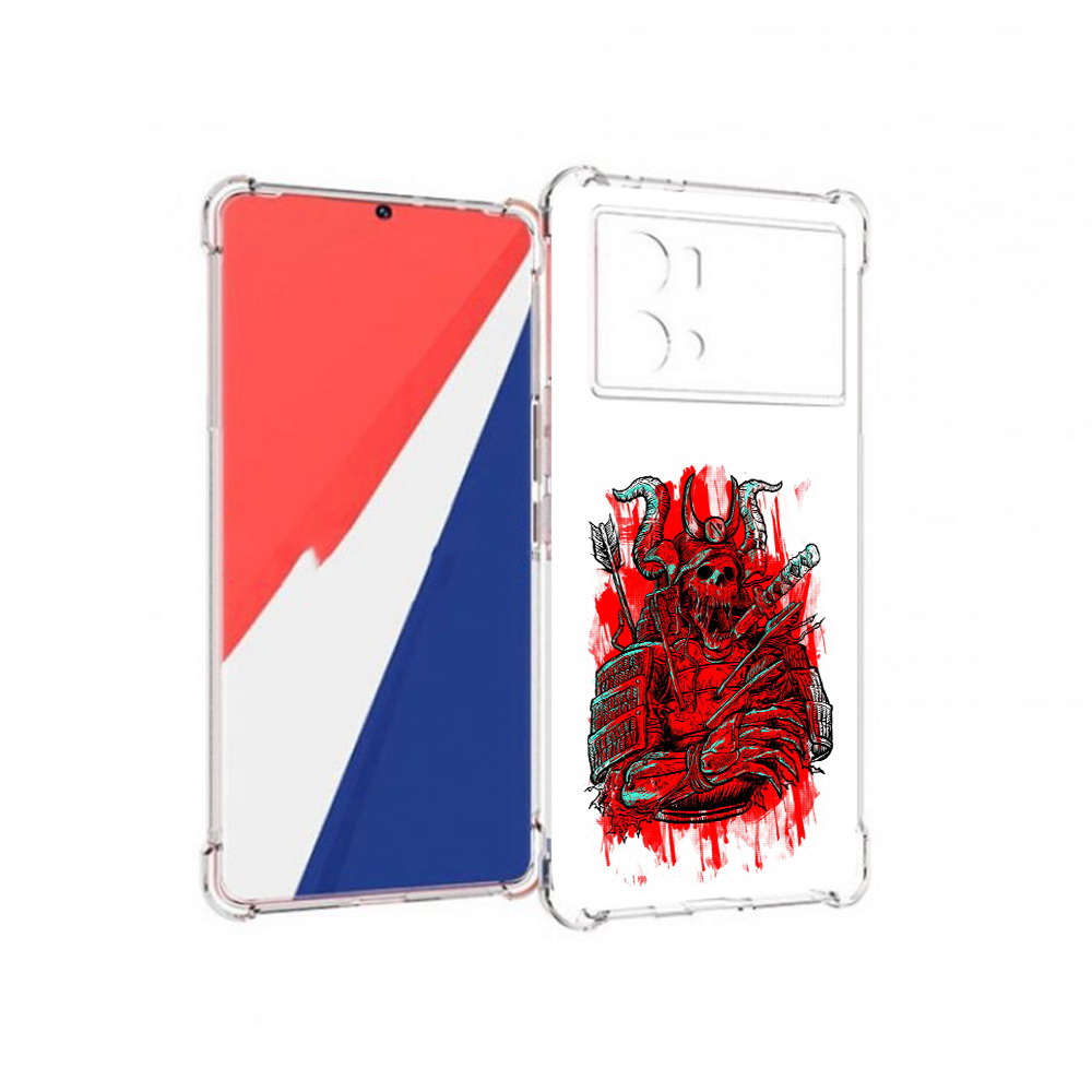 

Чехол MyPads Tocco для Vivo 9 Pro красный скелет воин (PT226978.402.413), Прозрачный, Tocco