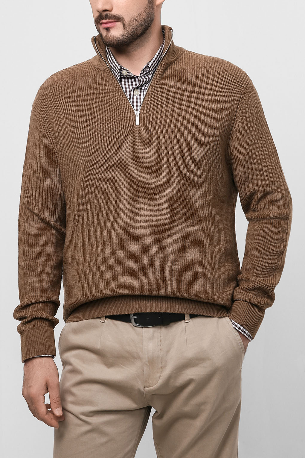 

Пуловер мужской Esprit 101EO2I307 коричневый S, 101EO2I307