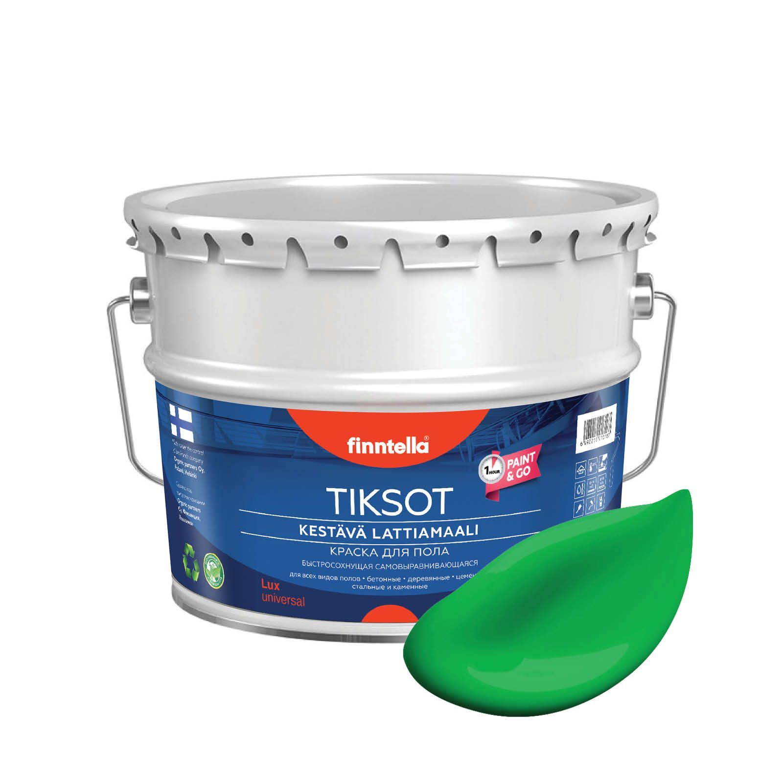 

Краска TIKSOT, NIITTY луговой зеленый, 9л, 1