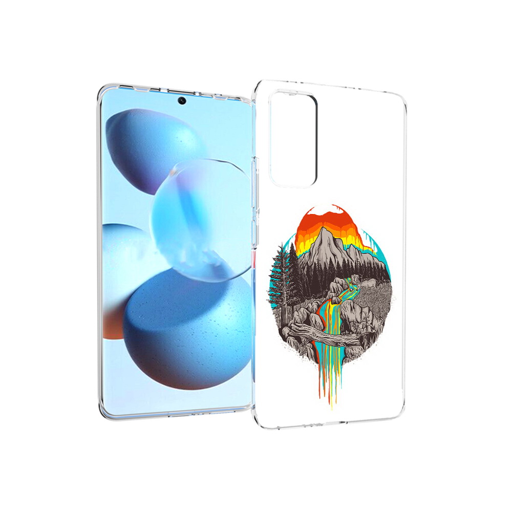 

Чехол MyPads Tocco для Xiaomi Mi Civi Радужный водопад (PT172370.274.144), Прозрачный, Tocco