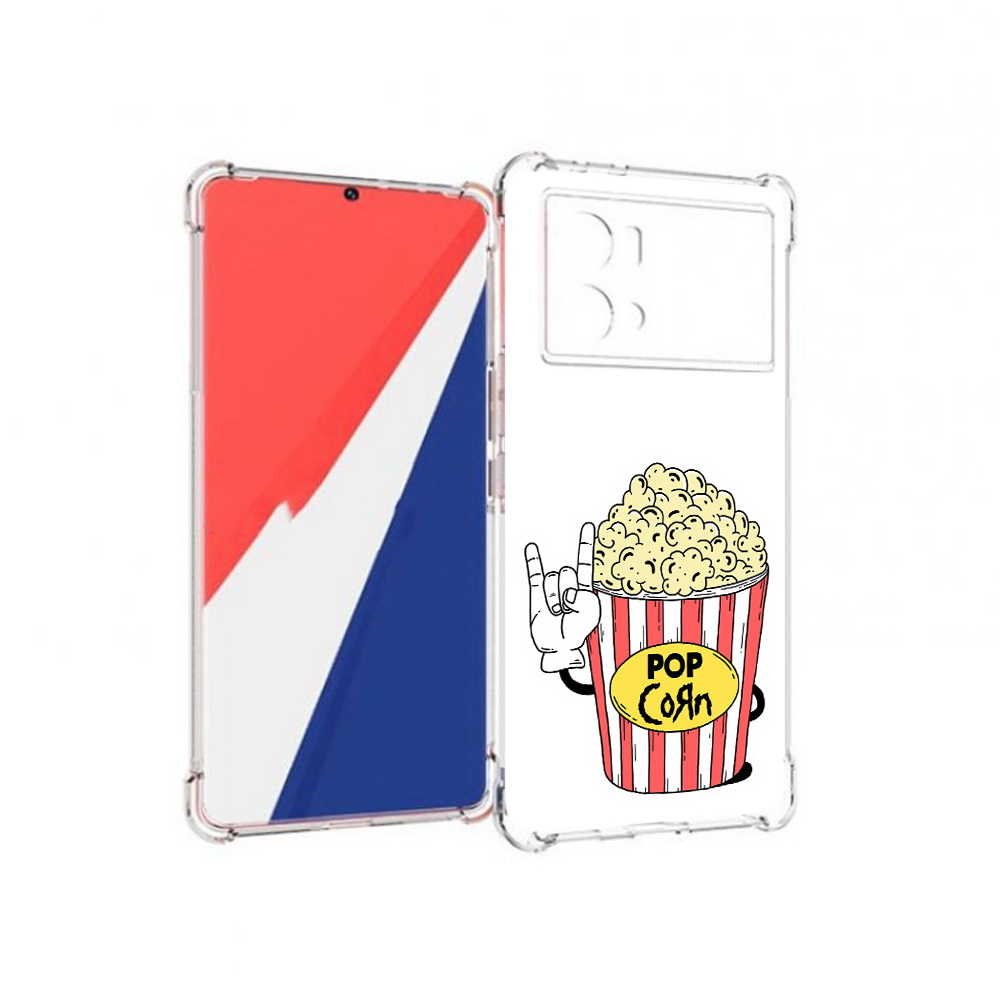 

Чехол MyPads Tocco для Vivo 9 Pro крутой попкорн (PT226978.402.427), Прозрачный, Tocco