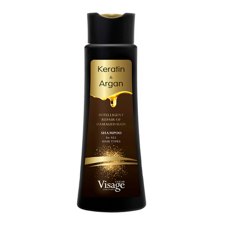 фото Шампунь visage keratin & argan 400 мл