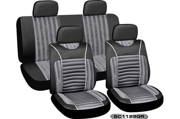 

Комплект чехлов для сидений АС SC1129GR -, Серый;черный