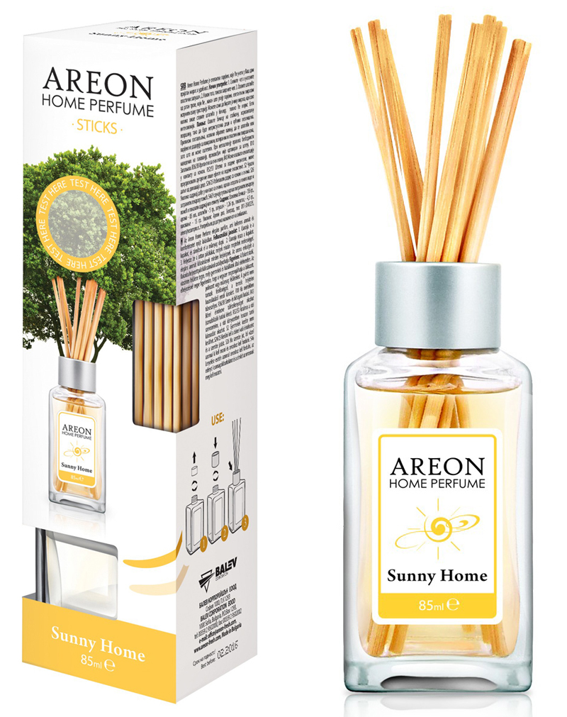 Аромадиффузор Areon Home Perfume sticks солнечный дом 85 мл