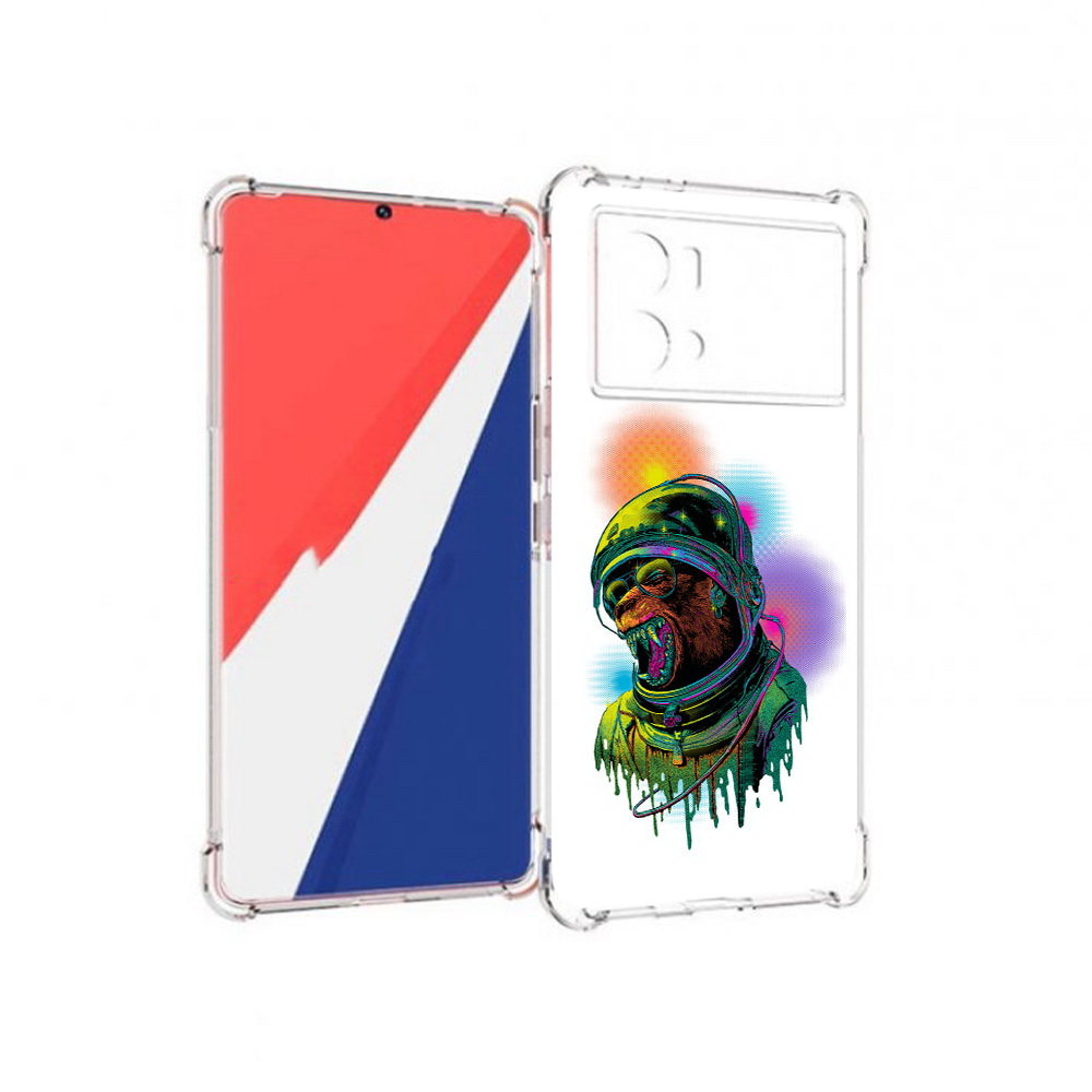 

Чехол MyPads Tocco для Vivo 9 Pro медведь космонавт (PT226978.402.466), Прозрачный, Tocco