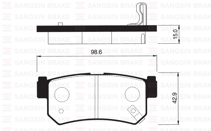 

Колодки дисковые з.\ Daewoo Rexton, Ssangyong Rexton 3.2i/2.7XDi/2.9D 0 SP1151SNS =746 62