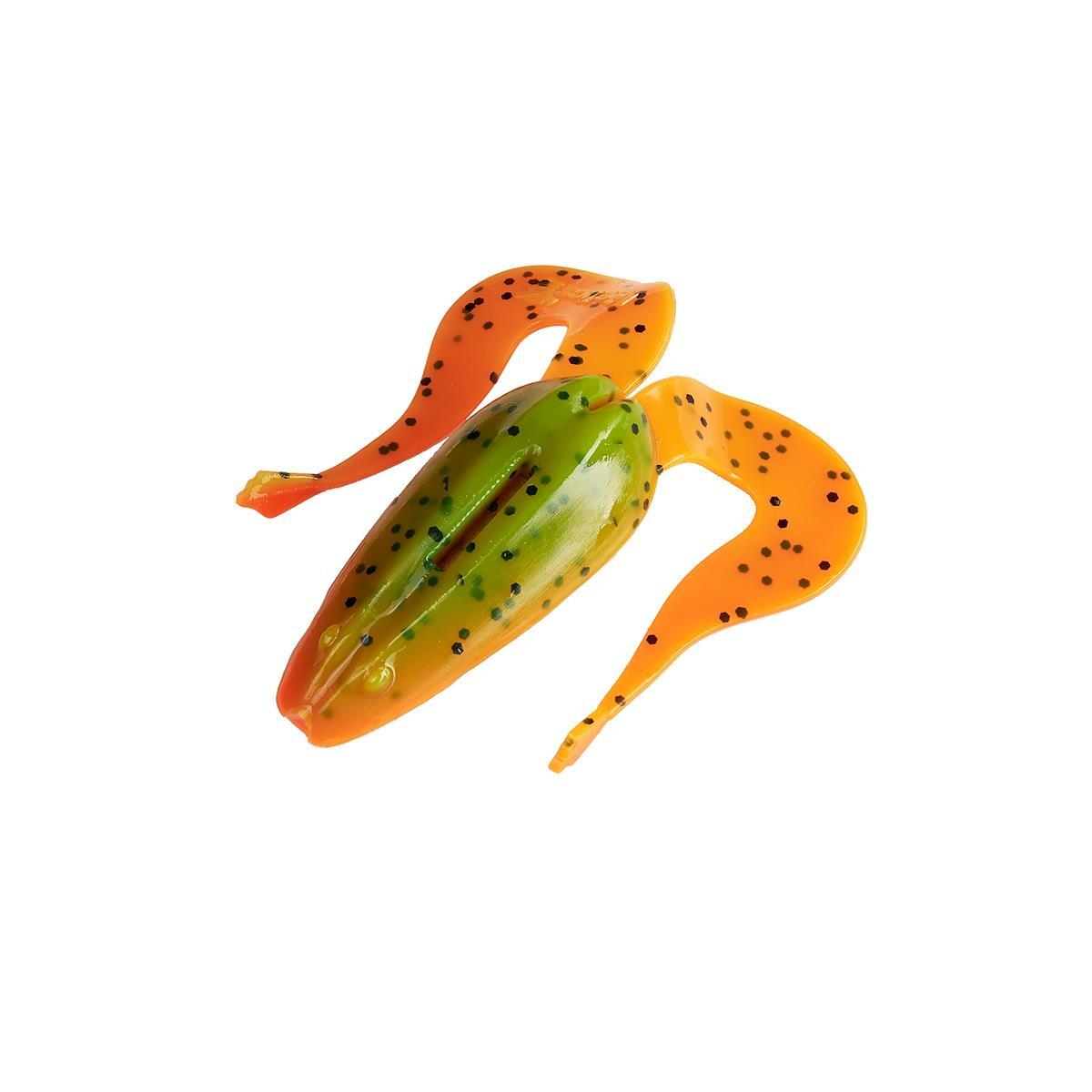 

Лягушка несъедоб. Frog 2,56"/6,5 см Pepper Green & Orange 100шт. (HS-21-018-N) Helios