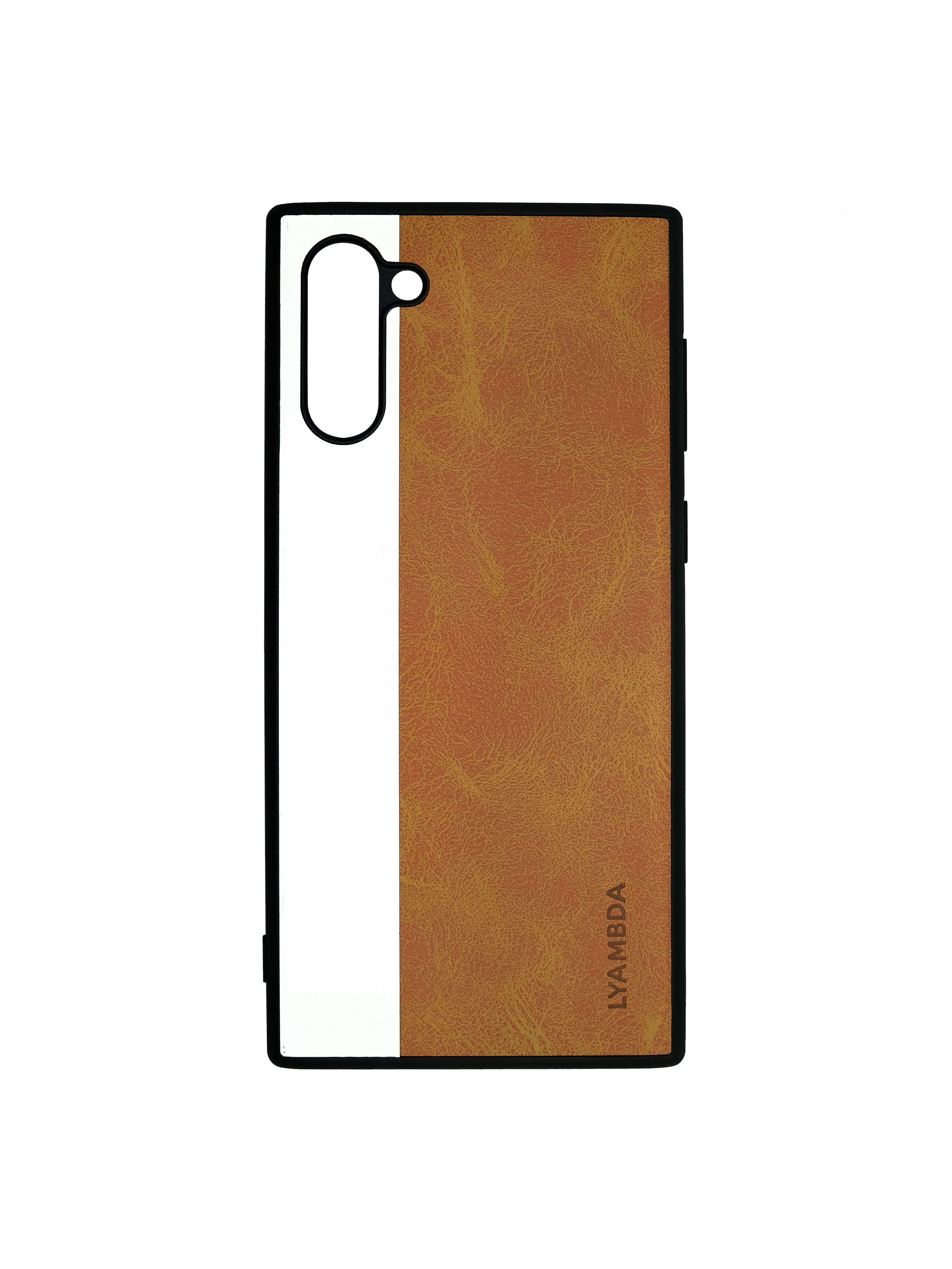 фото Чехол lyambda titan для samsung galaxy note 10 (la15-ti-n10-br) brown