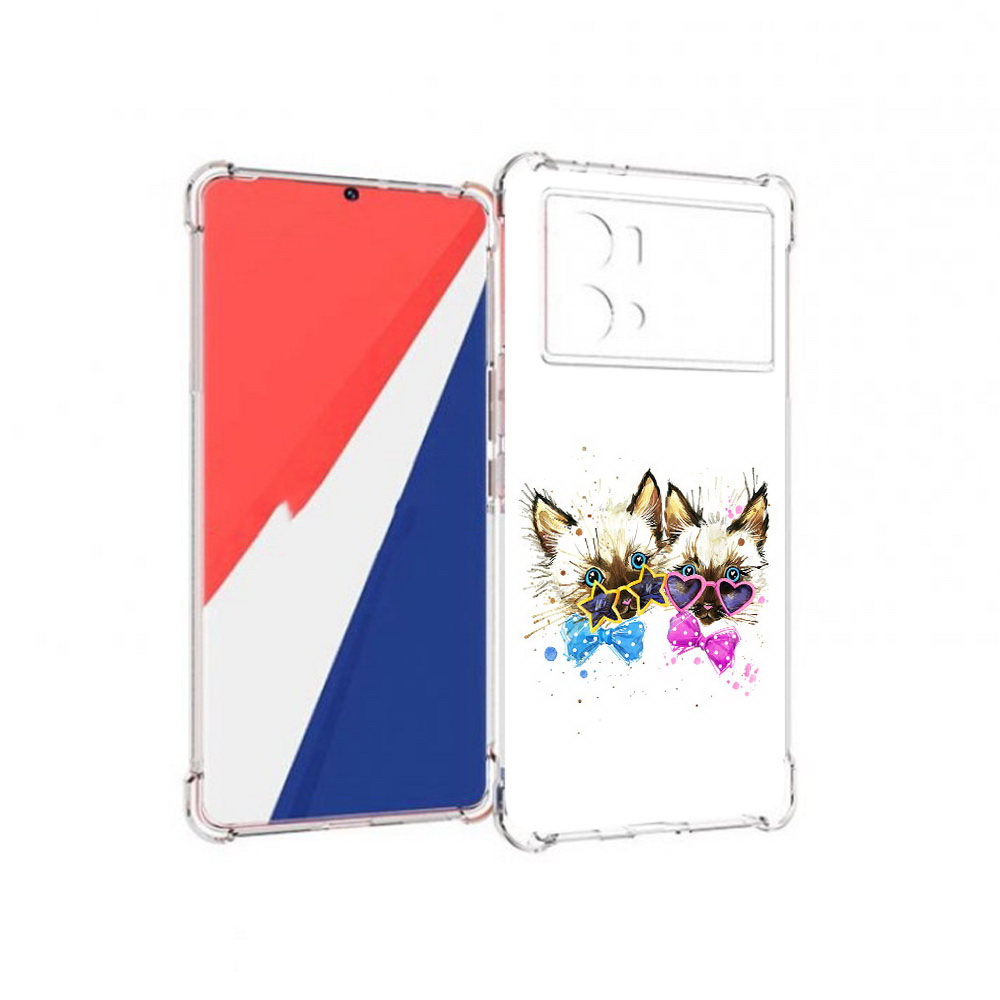 

Чехол MyPads Tocco для Vivo 9 Pro милые котята (PT226978.402.474), Прозрачный, Tocco