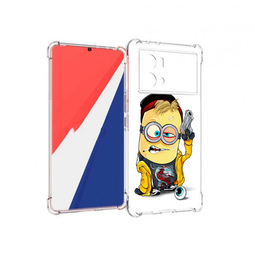 

Чехол MyPads Tocco для Vivo 9 Pro миньон бандит (PT226978.402.475), Прозрачный, Tocco
