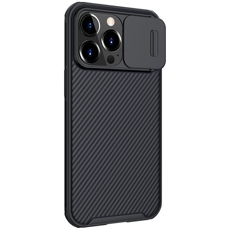 фото Чехол magnetic case nillkin camshield pro с защитой камеры для iphone 13 pro (черный)