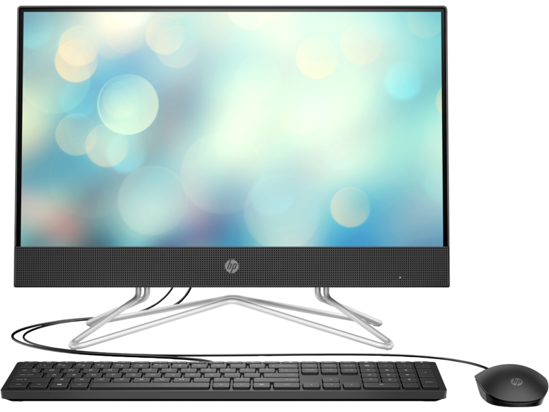 фото Моноблок hp 22-df0141ur aio black (5d1t5ea#acb)