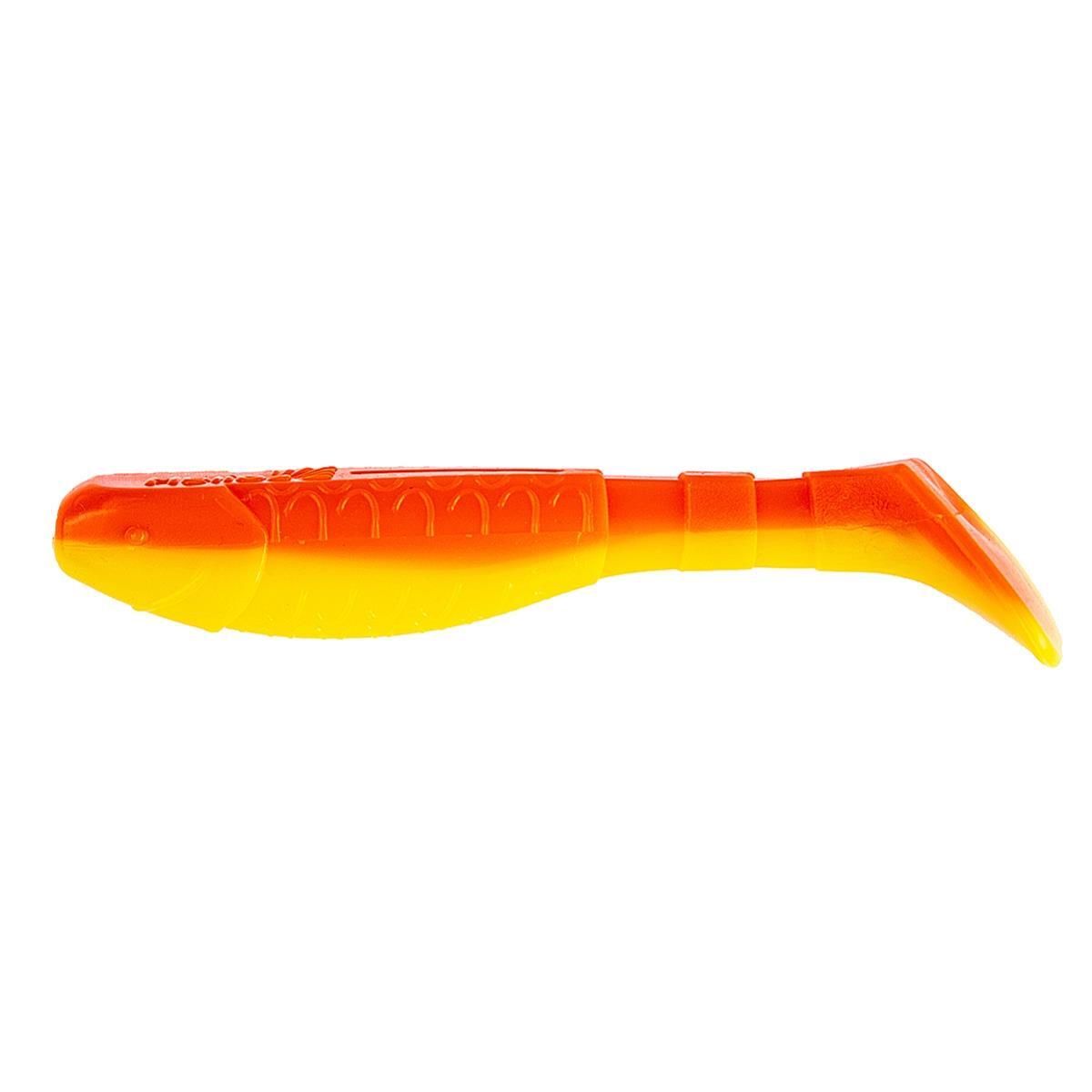 

Виброхвост несъедоб. Chubby 3,55"/9 см Orange & Yellow 100шт. (HS-4-015-N) Helios