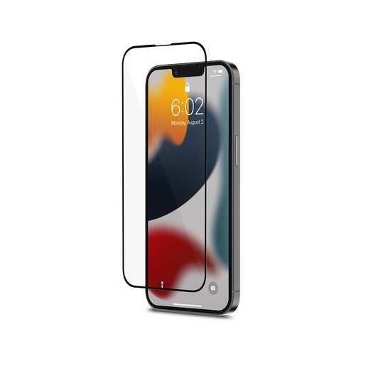 

Защитное стекло Moshi AirFoil Pro для экрана iPhone 13. Цвет контура: Черный