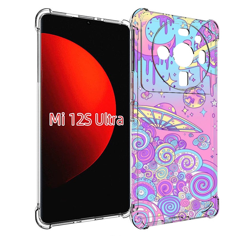 

Чехол MyPads ванильные планеты для Xiaomi 12S Ultra, Прозрачный, Tocco