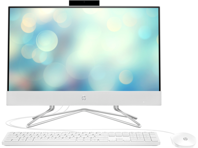 фото Моноблок hp 22-df0143ur aio white (5d1w7ea#acb)