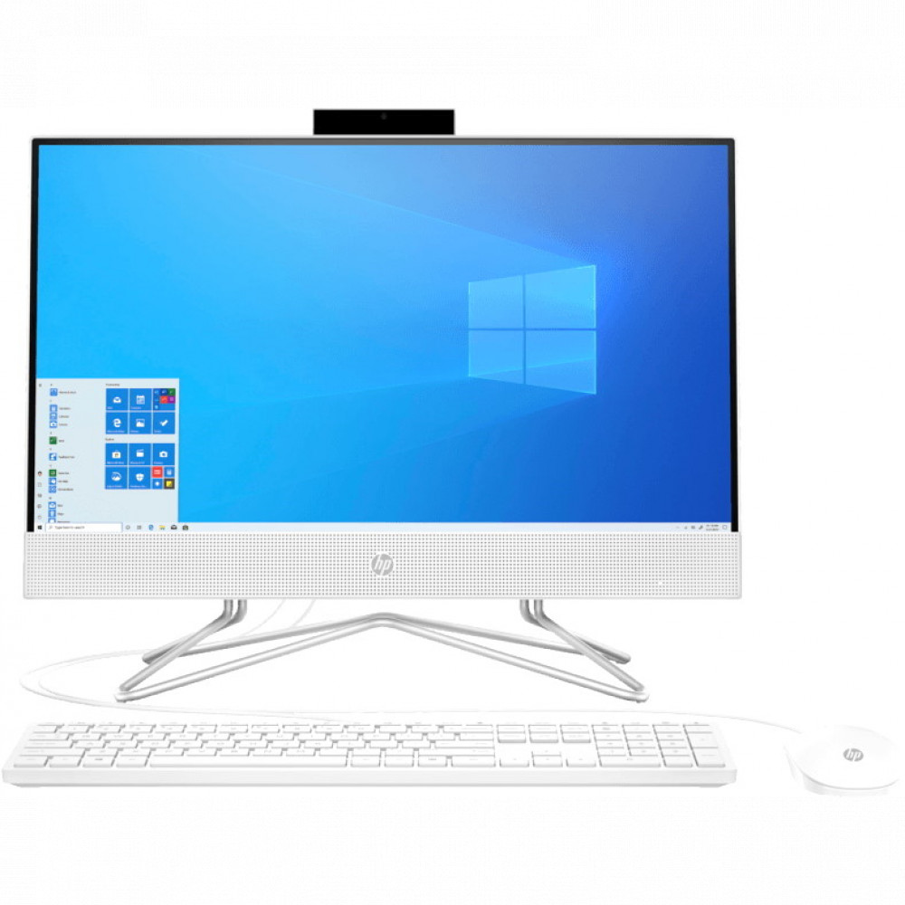 фото Моноблок hp 22-df0150ur aio white (5d1y9ea#acb)