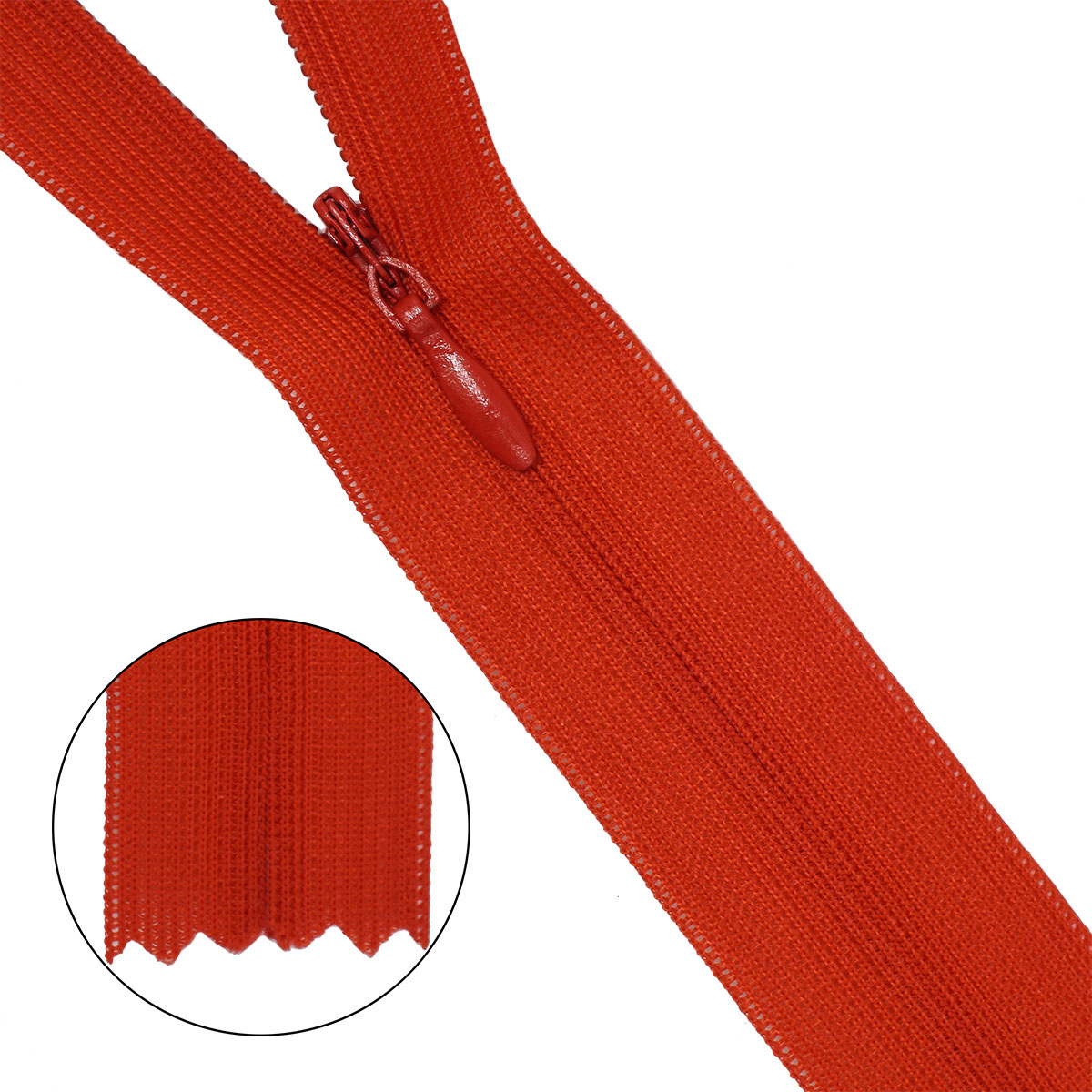 

Молния потайная, неразъемная, т3, 20см (нейлон) (820 св.красный), 10 шт, Голубой